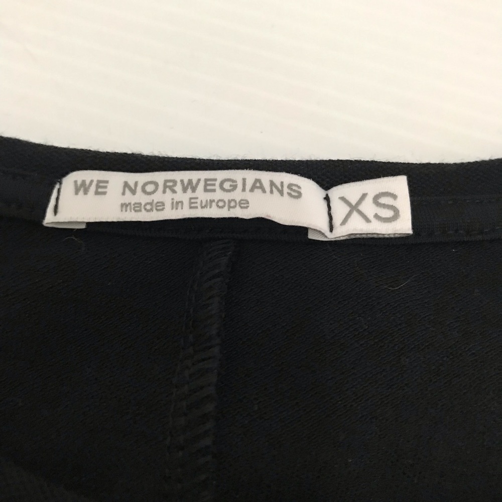 We Norwegians Merino Wool Black Long Sleeve Dress Size XS - Picture 5 of 7